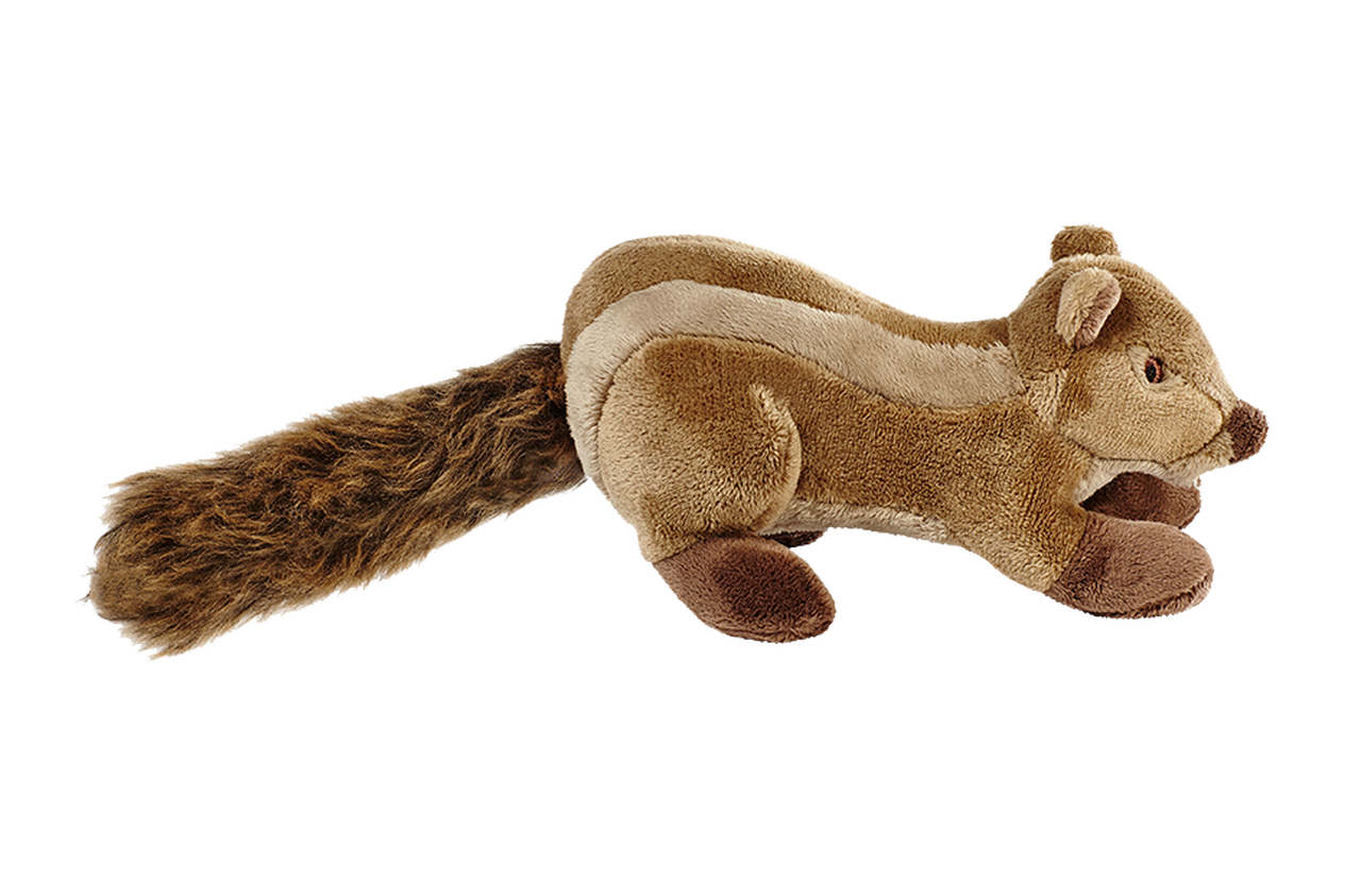 Fluff and Tuff Dog Toy -Peanut Chipmunk